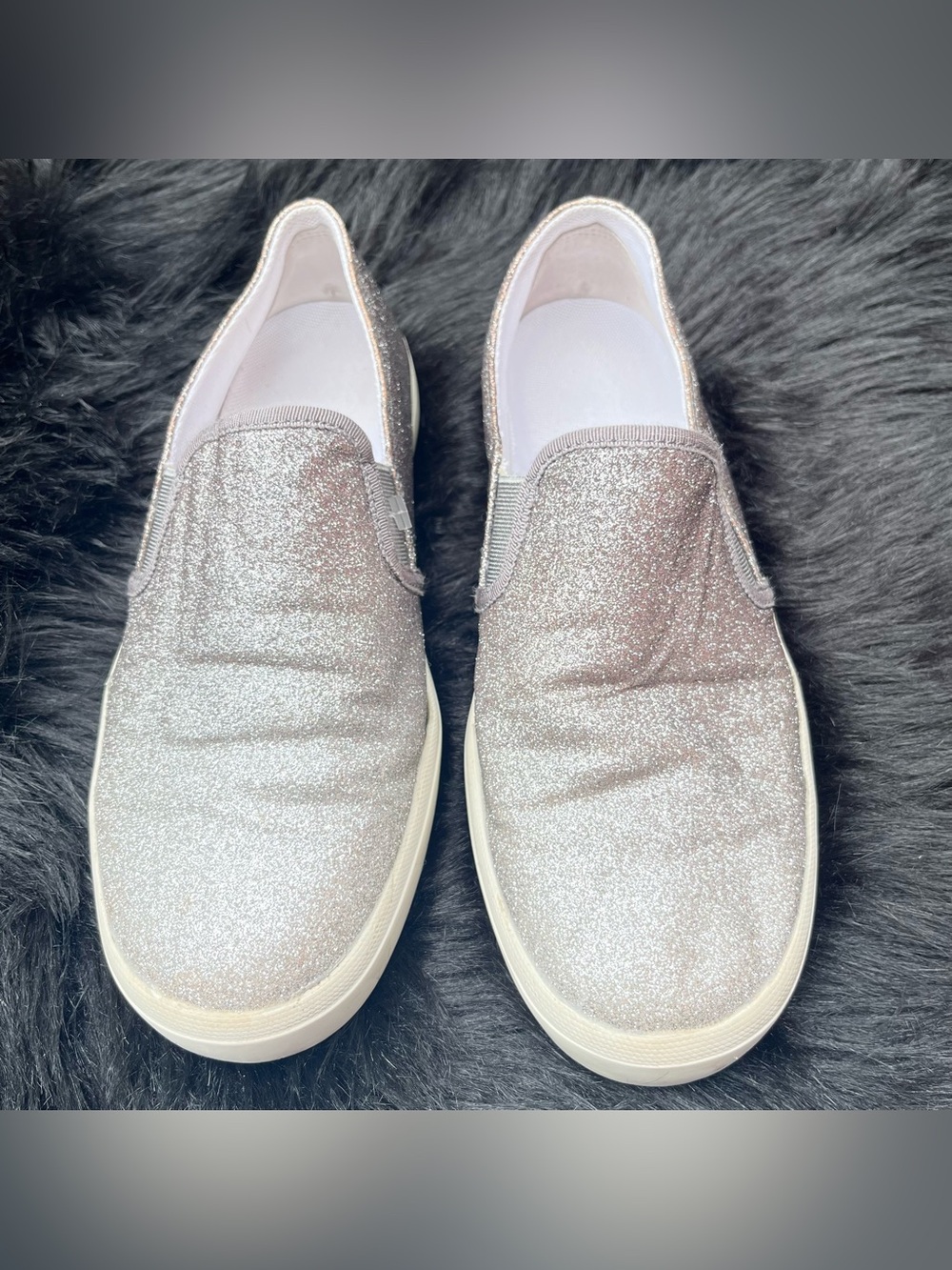Jessica Simpson Dinellia Glitter Slip-On Sneakers